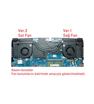 Acer Aspire AN515-56 ile Uyumlu Fan V2 (Sol Fan)