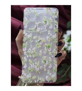 Xiaomi Redmi Note 13 Uyumlu Desenli Şeffaf Silikon Telefon Kılıfı