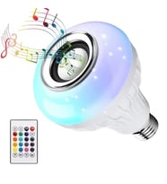 Al-SPKR Kumandalı Bluetooth Hoparlör Ampul 500 Lümen Rgb Ledli E27 Lamba (4767)