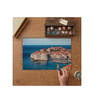 Deniz Üzerinde Kent Manzarası Tasarımı 240 parça Ahşap Puzzle Ahşap Kutuda MP03985