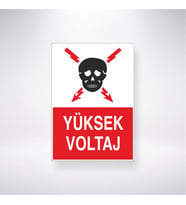 Yüksek Voltaj 21x28 Arkası Yapışkanlı Levha