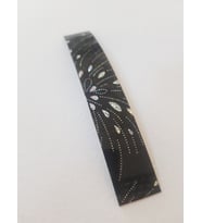KENAR BANDI PVC TUTKALSIZ 1MM * 20MM 10MT PARLAK SİYAH DAMLA