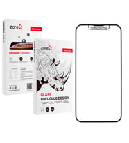 Apple iPhone 14 Zore Rika Premium Temperli Cam Ekran Koruyucu (Siyah)