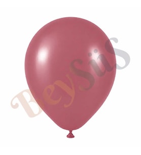 Yaban Çileği Renk Lateks Retro Balon (60 cm) - 1 Adet