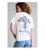Defacto Baskılı Kırık Beyaz Kadın T-Shirt G9005AX/WT32