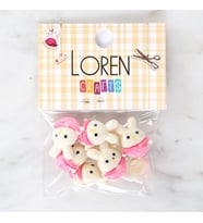 Crafts Pembe 8'Li Düğme - 3029