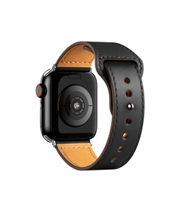 Newface Apple Watch 38mm KR415 Luaz Deri Kordon - Siyah