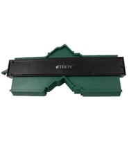 TROY 25902 Sabitleme Mandallı Kontur Mastarı, 258mm (Yeşil-Siyah)