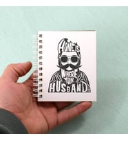 Erkeğe Hediye Motto Husband Tasarım Not Defteri
