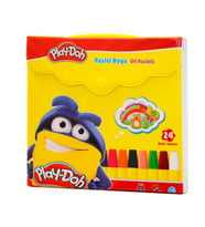 Play-Doh 24 Renk Çantalı Pastel Boya 