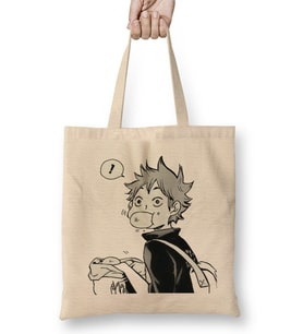 Hinata Shoyo Haikyuu Bez Çanta Uzun Saplı