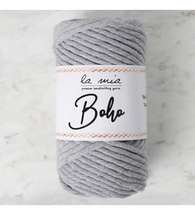 La Mia Boho Gri Büküm Makrome İpi - L031 - 33986