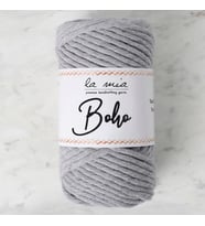 La Mia Boho Gri Büküm Makrome İpi - L031 - 33986