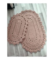2'li %100 El Yapımı Örgü Paspas (STD)