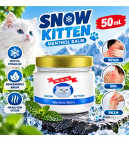 Snow Kitten Menthol Balm 50 ml – Mentollü Ferahlatıcı Vücut Bakım ve Masaj Kremi
