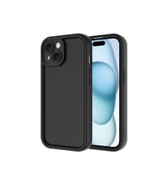 Apple iPhone 14 Uyumlu Kılıf Kamera Korumalı Zore Ananas Kapak (Siyah)