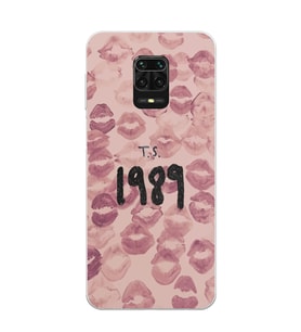 Redmi Note 9 Pro / 9s Uyumlu 1989 Taylor Swift Tasarımlı Şeffaf Telefon Kılıfı