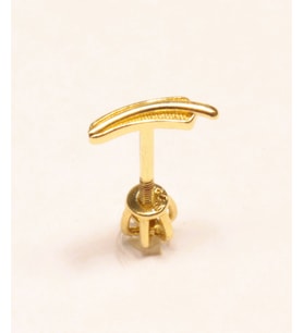 14 Ayar Altın Piercing Tragus Küpe