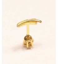 14 Ayar Altın Piercing Tragus Küpe