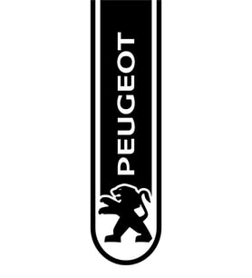 Peugeot Kaput Şerit Oto Sticker Sticker 59*16 Cm