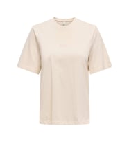 ONLMOODY LIFE S/S WORD TOP BOX JRS (Krem)