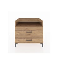 Kronos Şifonyer Tek Raflı 2 Çekmeceli 88x59x80 Çam-Çam