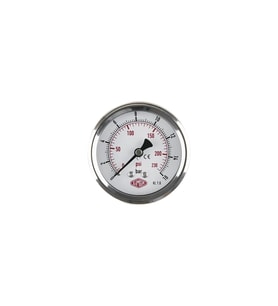 0-100 Bar Çap Ø100 mm Arkadan Bağlantılı Kuru Tip Manometre