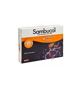 Sambucol Plus Kara Mürver Ekstresi 20 Pastil