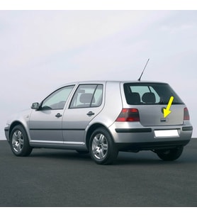 VW Golf 4 1998-2004 Arka Bagaj Kapağı Açma Kolu Tutamak 1J6827565B