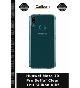 Huawei Mate 10 Pro Şeffaf Clear TPU Silikon Kılıf Telefon Koruyucu Cep Örtüsü Koruma Kabı