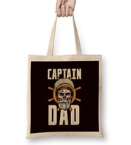 Captain Dad Daddy Sailor Seaman Papa Father Poppa Husband Bez Çanta Uzun Saplı