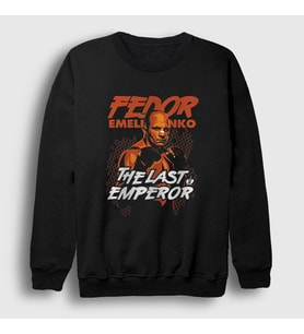 Presmono Unisex Siyah Emperor Ufc Mma Fedor Emelianenko Sweatshirt 508261tt