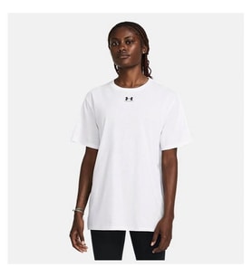 UNDER ARMOUR Campus Oversize Ss Beyaz Kadın T-Shirt 1387193-100