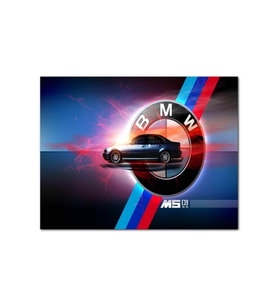 Ahşap Tablo Bmw E39 M5 (35x50 Cm Boyut)
