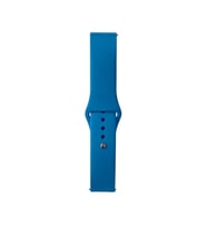 Lexroo Huawei Watch GT 3 42mm Band Serisi 20mm Klasik Kordon Silikon Strap Kayış - Mavi