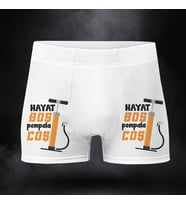Hayat Boş Pompala Coş Baskılı Pamuklu Erkek Boxer