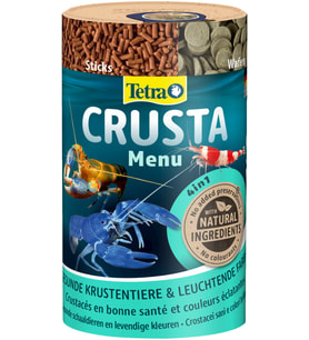 Tetra Crusta Menu Karides Kerevit 4 Çeşit Bir Arada Yem - 100ML