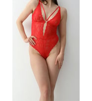 Kadın Kırmızı Babydoll Fantazi İç Giyim
