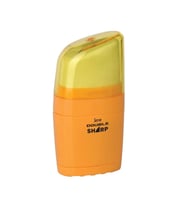 SERVE DOUBLE SHARP SİLGİLİ KALEMTRAŞ PASTEL HARDAL SARI