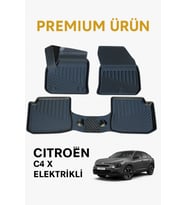 Citroen C4 x Elektrikli Uyumlu 3D Oto Paspas Premium