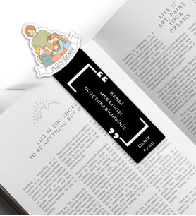 BK Gift Kişiye Özel İsimli Öğretmenler Günü Tasarımlı Ahşap Kitap Ayracı - 10, Öğretmene Hediye, Öğretmenler Günü