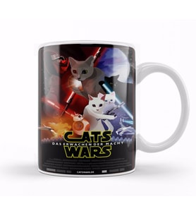 Star Cat Wars 018 Kupa Bardak Porselen