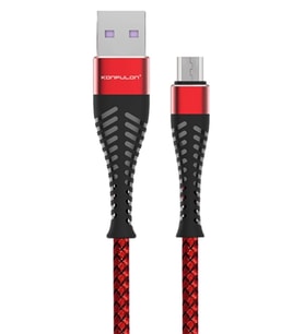 Konfulon S61 Micro USB Kablo 1.2M 2.1A - Kırmızı