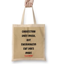 Positive Quotes Gift -Motivational Success - Entrepreneurs İnspiration Bez Çanta Uzun Saplı