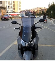 MOTOCAM SYM Joyride 300 Ön Cam 2023-2026 Model 75cm Füme Renkli 4mm UZUN