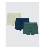 Civil Boys Erkek Çocuk 3'lü Boxer Set 2-10 Yaş Ekru