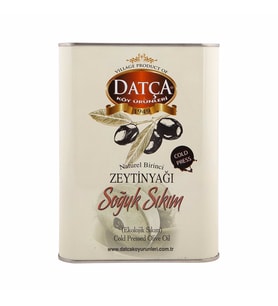 Datça Soğuk Sıkım Zeytinyağı 3 lt (Teneke)
