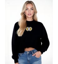 AY & GÜNEŞ UNİSEX SWEATSHİRT (Siyah)