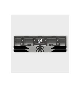 AUDİ Uyumlu 3D KABARTMALI PLEKSİ ARABA PLAKALIĞI -6