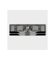 AUDİ Uyumlu 3D KABARTMALI PLEKSİ ARABA PLAKALIĞI -6
